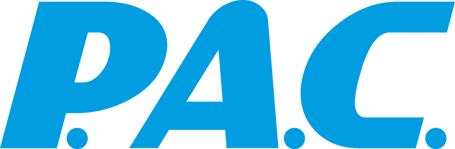 Logo der Firma P.A.C. für die Braun Multimedia - Die Agentur für Videoproduktion in Bayreuth ein Firmenvideo erstellt hat